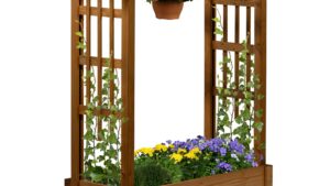 Puidust pergola istutuskastiga UUS!