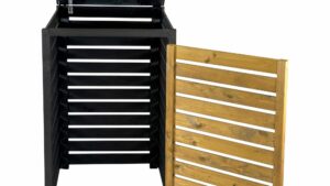 Prügikasti maja puidust 120l UUS!